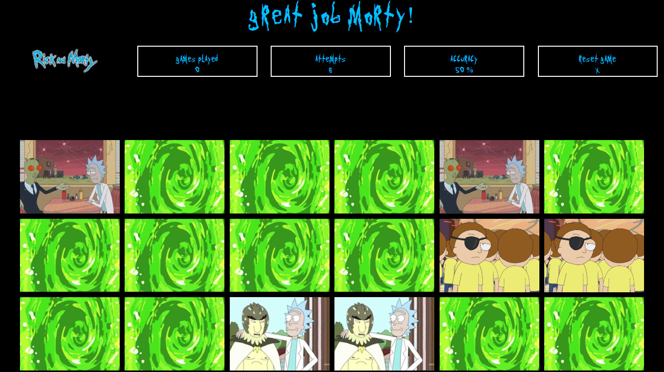 memory match game